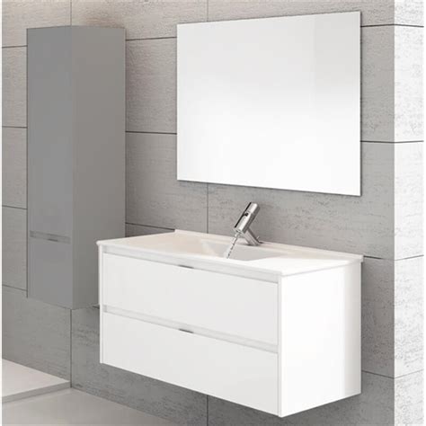 Mueble con lavabo Blanco brillo Ibiza 60 TEGLER 12540165 ...