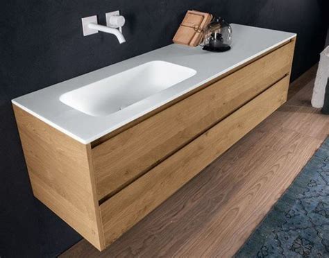 Mueble de baño a medida con lavabo Corian 502 | Baños de autor
