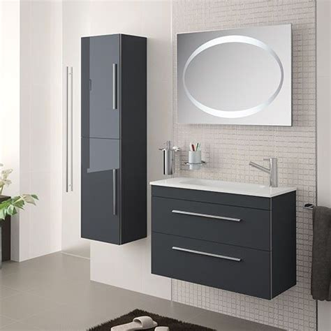 Mueble de baño SERIE 35 Salgar 60 cm gris antracita con ...