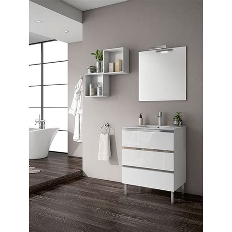 Mueble de lavabo Andrea  45 x 70 x 69 cm, Blanco  | 3697 ...