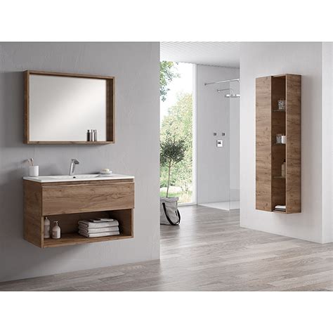 Mueble de lavabo Denia Tabaco  45 x 80 x 50 cm  | BAUHAUS