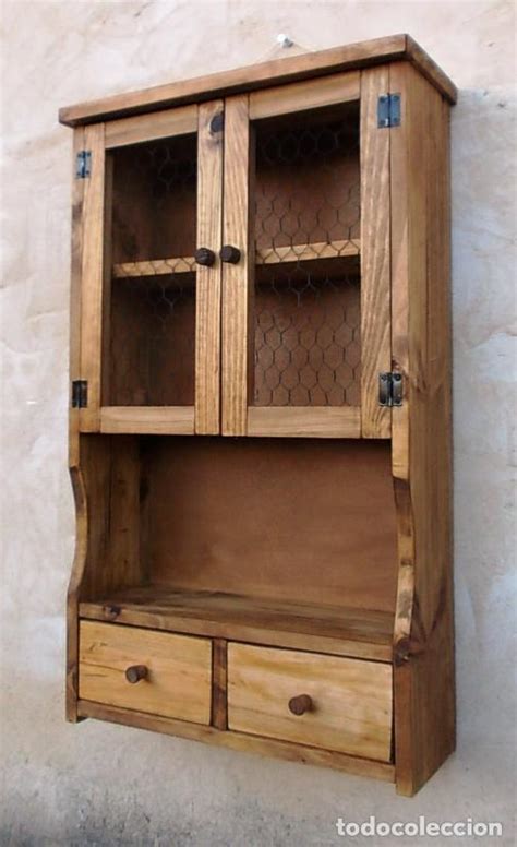 mueble especiero o alacena de madera vintage ,,   Comprar ...