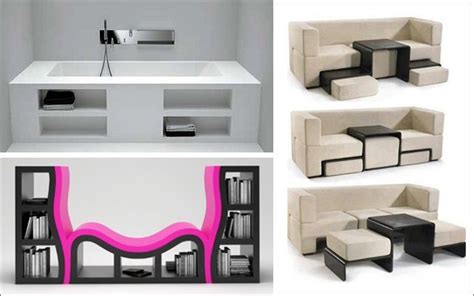 Mueble multifuncional para espacios pequeños
