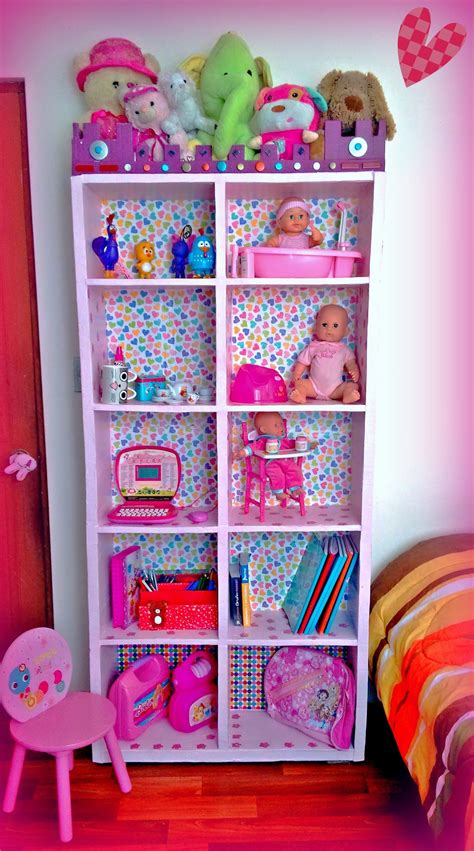 Mueble organizador para juguete hecho de cartón | Muebles ...