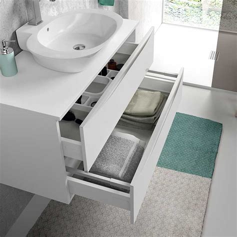 Mueble para Baño Landes con Lavabo Sobre Encimera Amberes