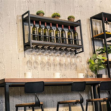 Mueble para vinos de pared Estante para muebles de madera ...