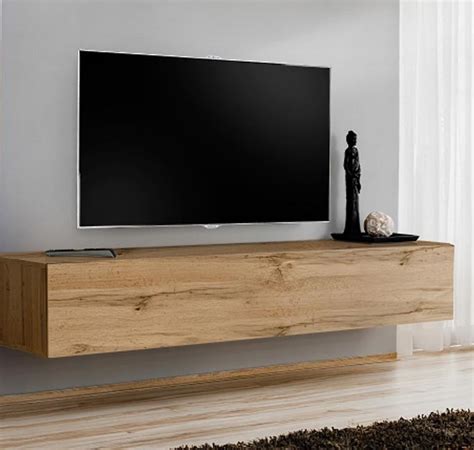 Mueble TV modelo Berit 120x30 en color roble