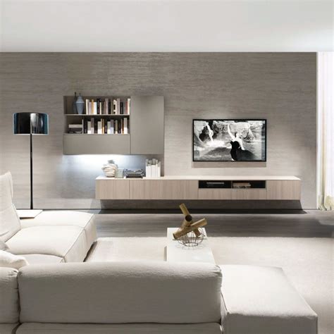 Mueble TV moderno / de olmo / de melamina Z409 ZALF ...