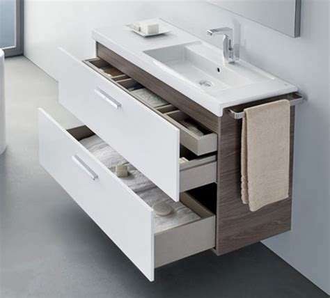 Mueble y lavabo Unik Prisma 2 cajones Roca | Baño Decoración