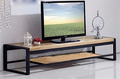 Mueble,rack Tv Industrial Rustica Hierro Y Madera,12 Pago ...