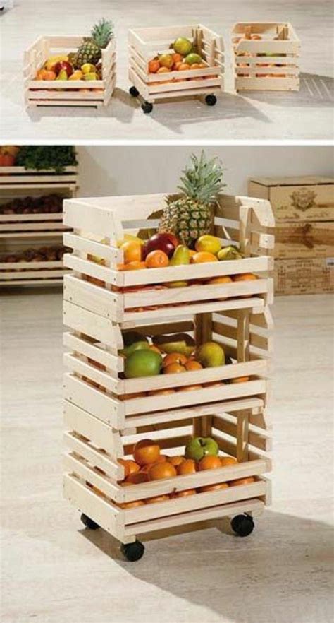 muebles con palets para frutas y verduras #mueblesdemadera | Diy ...