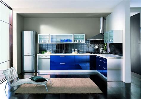 Muebles de cocina azules :: Imágenes y fotos