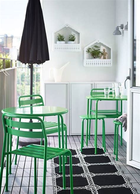 Muebles de terraza para espacios pequeños by Ikea   Decomanitas ...