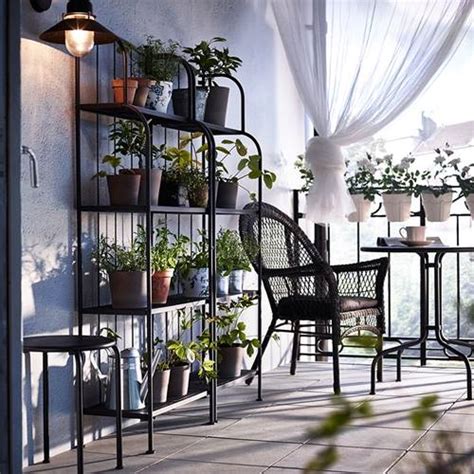 Muebles de terraza para espacios pequeños by Ikea | Decomanitas