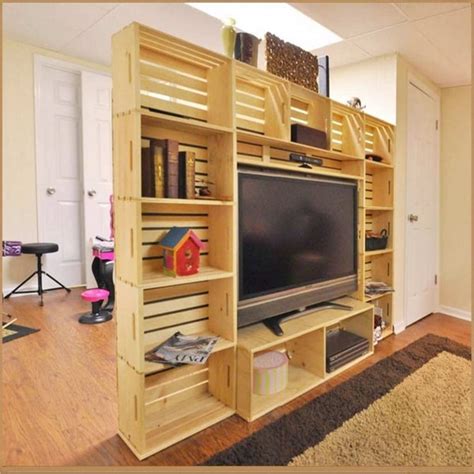 Muebles hechos con cajas de madera. Muebles DIY.DecoraTrucos