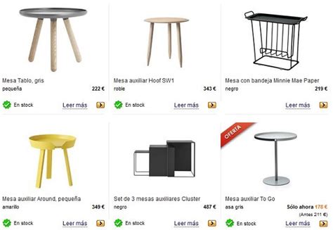 Muebles nórdicos online para el salón: precios baratos