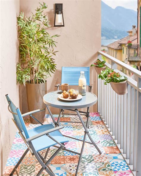 Muebles pequeños para terrazas y balcones mini de Leroy Merlin