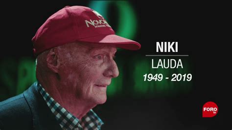 Muere el expiloto de Fórmula 1 Niki Lauda, a los setenta años ...