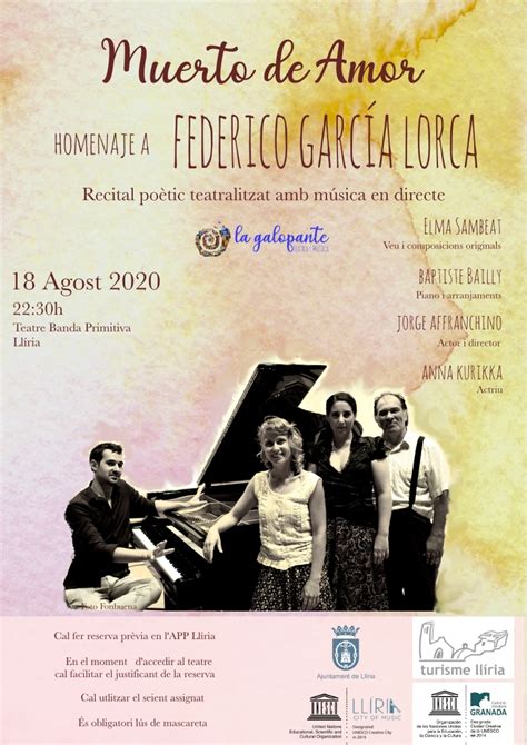 Muerto de amor    Homenaje a Federico García Lorca ...