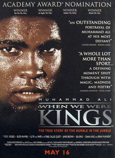 Muhammad Ali When We Were Kings 1996 Vintage Movie Ad ...