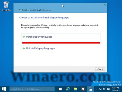 MUI language CAB file   install in Windows 10