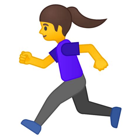 Mujer Corriendo Emoji