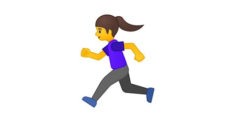 Mujer Corriendo Emoji