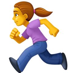 Mujer corriendo Emoji — Significado, copiar y pegar, combinaciónes