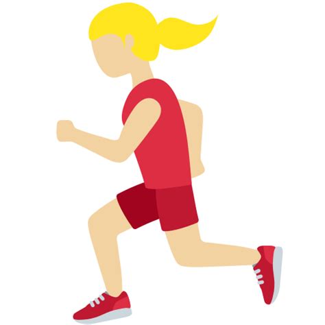 Mujer Corriendo: Tono De Piel Claro Medio Emoji