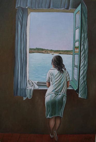 Mujer en la ventana Dali  LEOPOLDO PICAZO CUARTERO ...