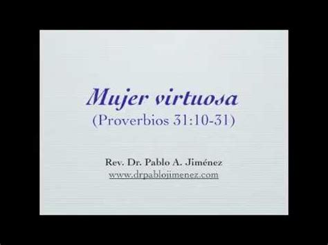 Mujer virtuosa  Bosquejo Proverbios 31    YouTube