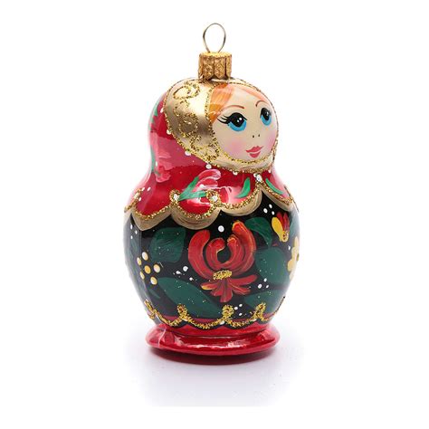 Muñeca Rusa adorno vidrio soplado para Árbol de | venta online en HOLYART