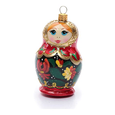 Muñeca Rusa adorno vidrio soplado para Árbol de | venta online en HOLYART