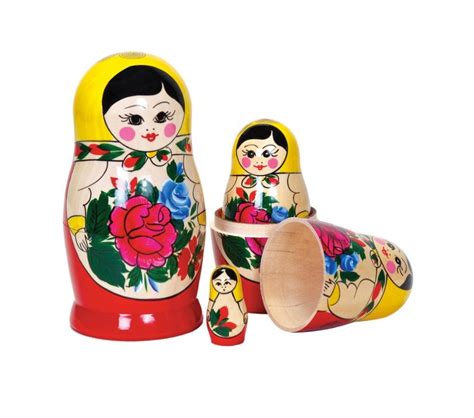 muñecas rusas de 5 piezas