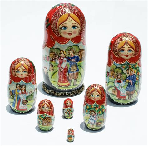 Munecas Rusas Grandes 21 Cm, Matrioska Decoracion Arte Rusia   $80.00 ...