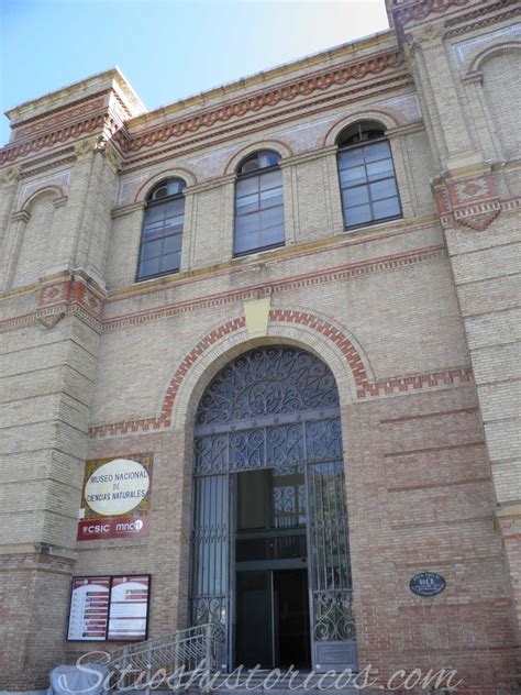 Museo Nacional de Ciencias Naturales  Madrid  – SITIOS HISTÓRICOS