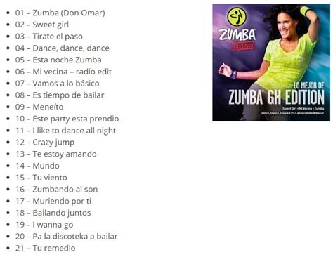 Música de Zumba    Top 20 con canciones para bailar Zumba