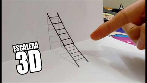Muy fácil Cómo dibujar una ESCALERA 3D || ilusión óptica || BillyArt ...