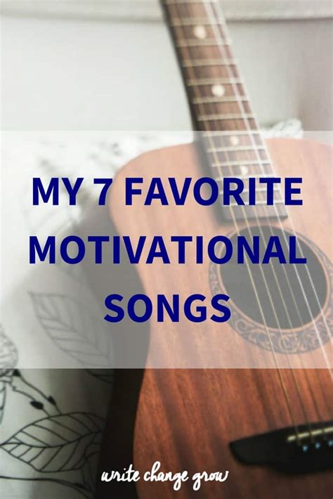 My 7 Motivational Songs