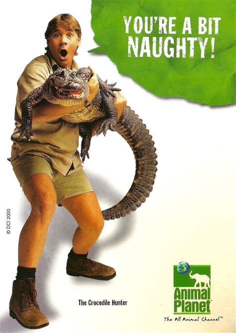 My Favorite Animal Postcards: Steve Irwin, The Crocodile Hunter