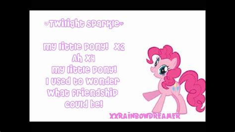 My Little Pony Theme Song Lyrics   YouTube