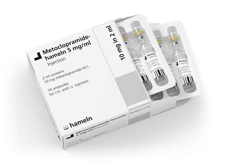 my metoclopramide 5 mg ml 10 mg in 2 ml 3079 Hameln Pharma