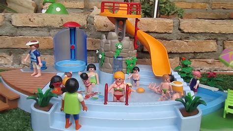 My Playmobil Family  En el parque acuático   YouTube