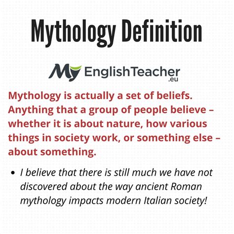 Mythology Definition   MyEnglishTeacher.eu