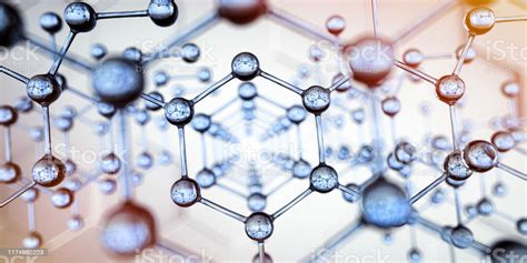 Nano Molecules Background Stock Photo Stock Photo ...