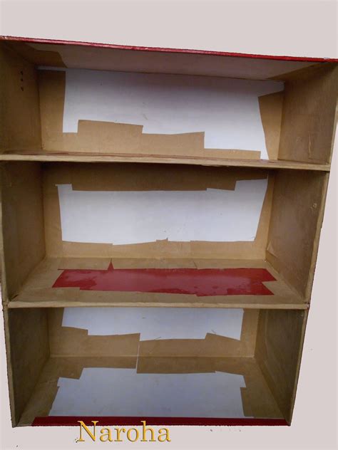 NAROHA: Cómo hacer un mueble de cartón con cajones
