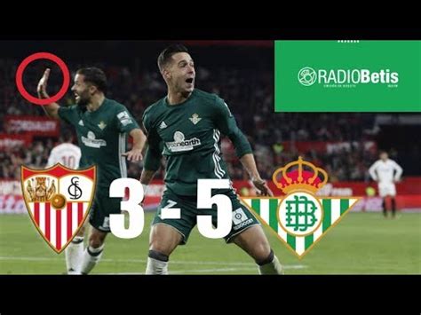 Narración Radio Betis y repetición de goles_derbi Sevilla ...