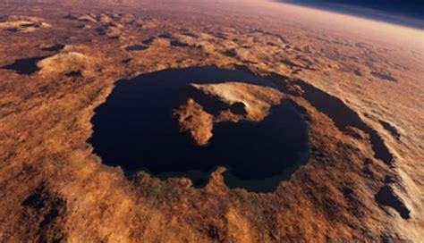 NASA muestra cráter con características de un lago en Marte