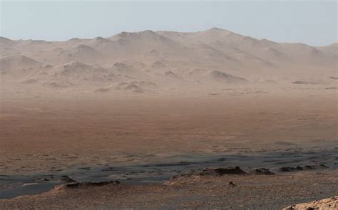 NASA muestra fotografía del cráter Gale en Marte ...
