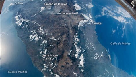 NASA revela fotografía de México tomada desde el espacio ...